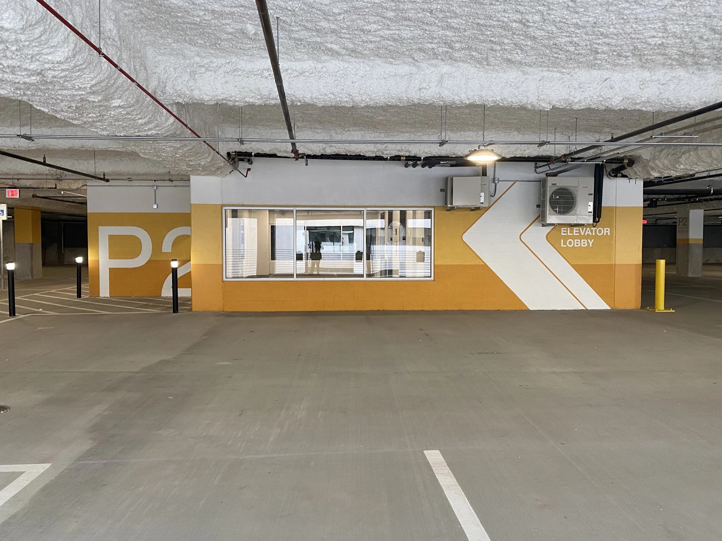 08 Garage Level 2 - Pedestrian and vehicular wayfinding.