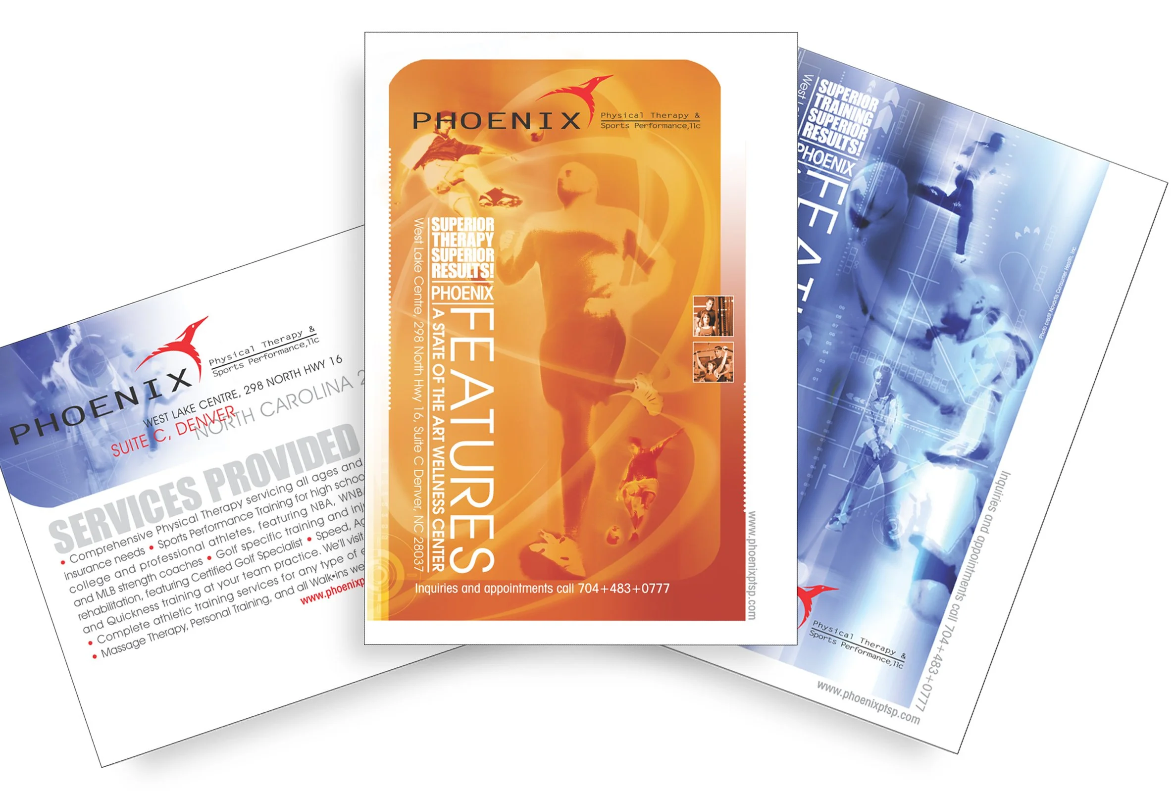 16 Phoenix Physical Therapy, Mailers