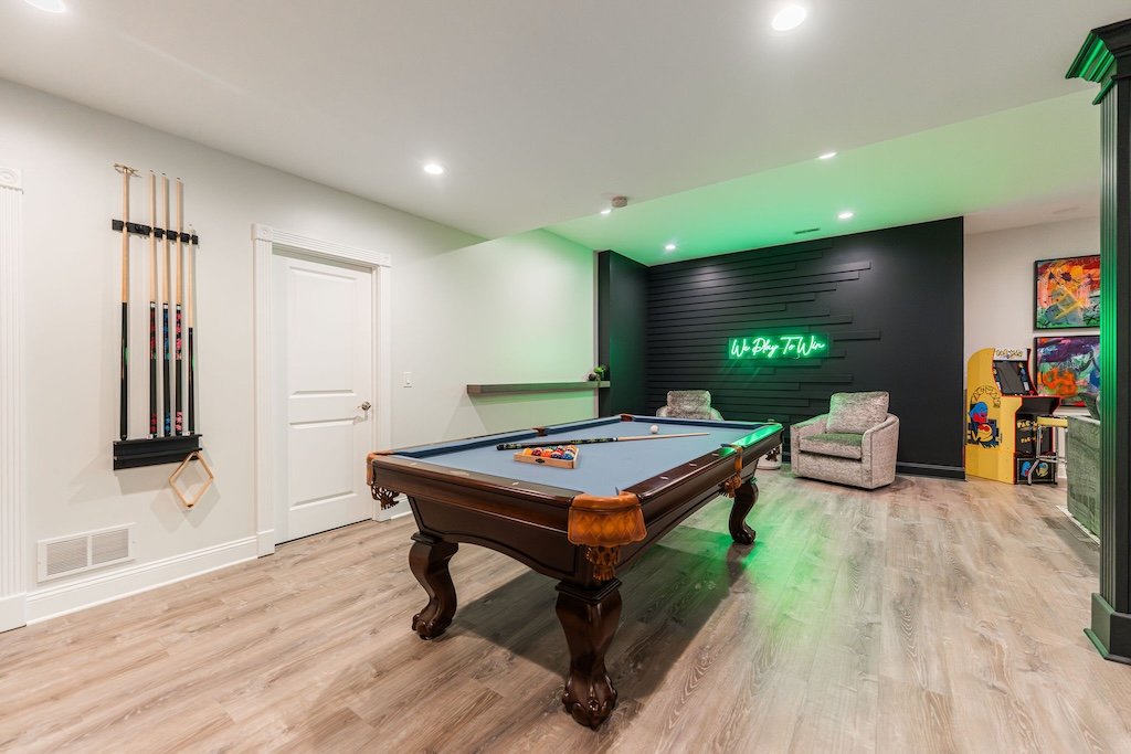Modern St. Charles Basement