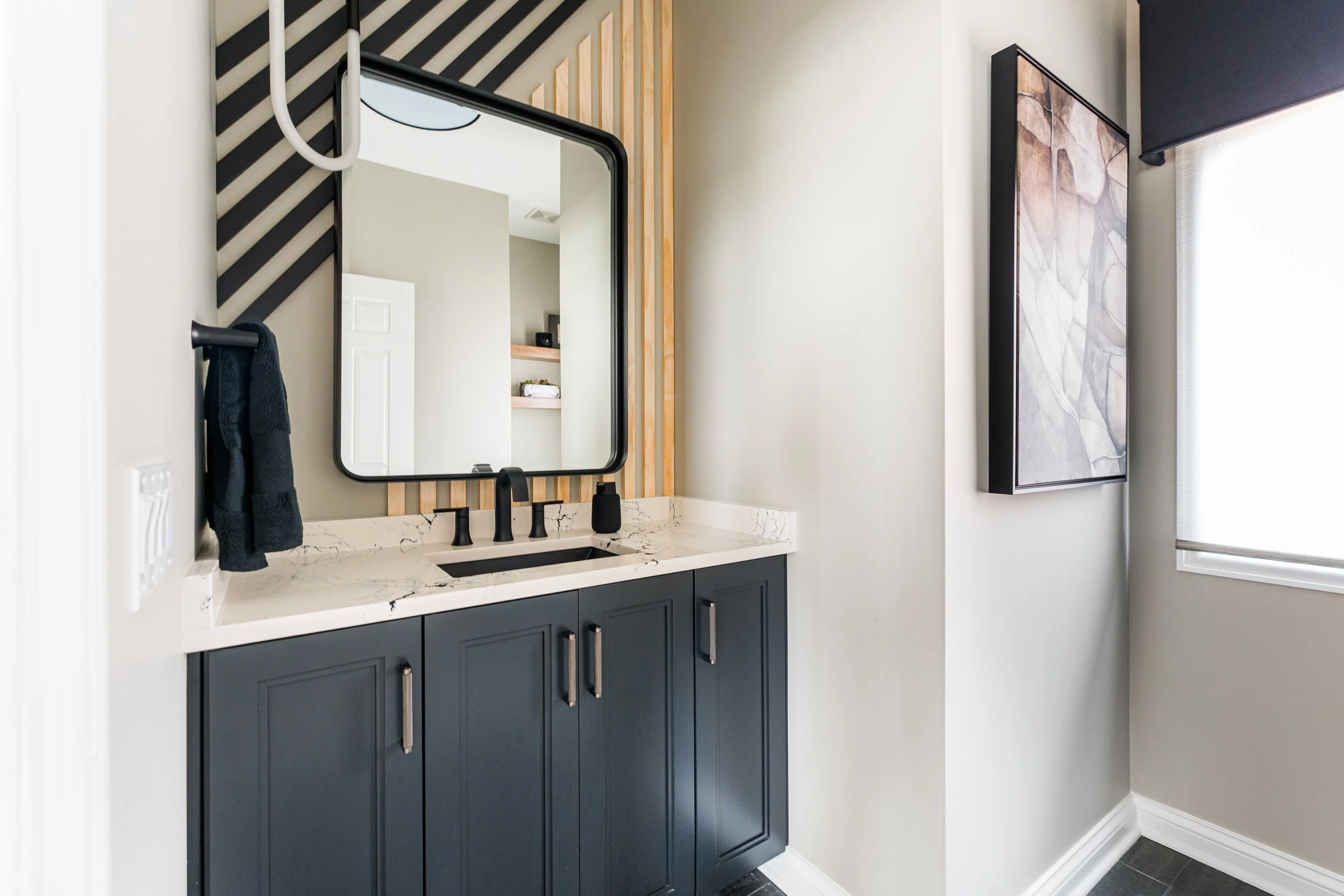 Playful Modern Naperville Kid's Bath