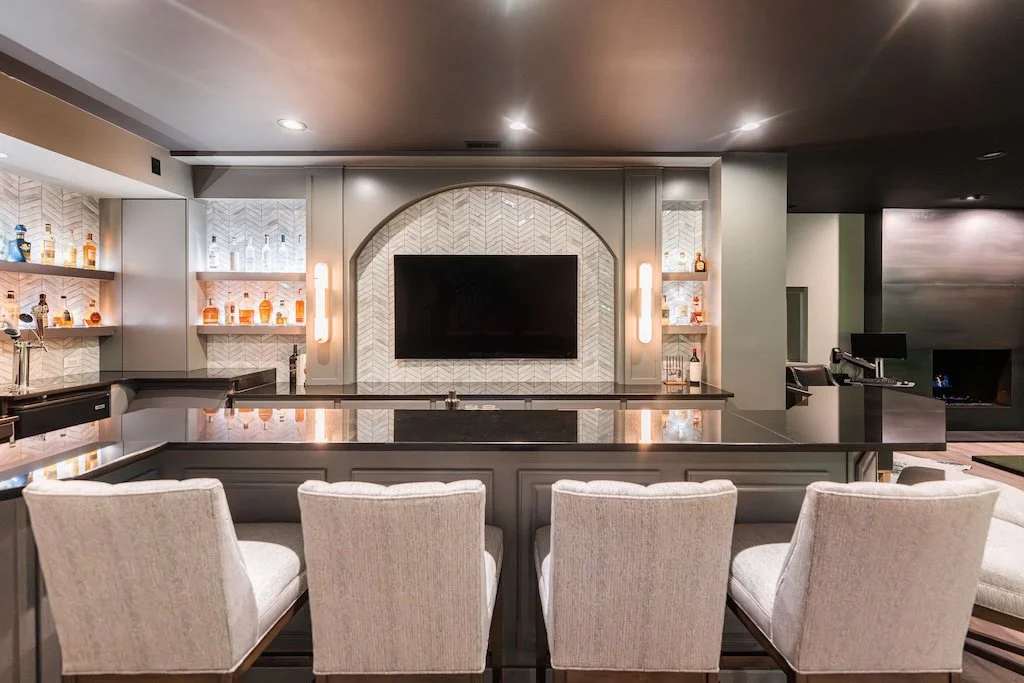 Modern St. Charles Basement