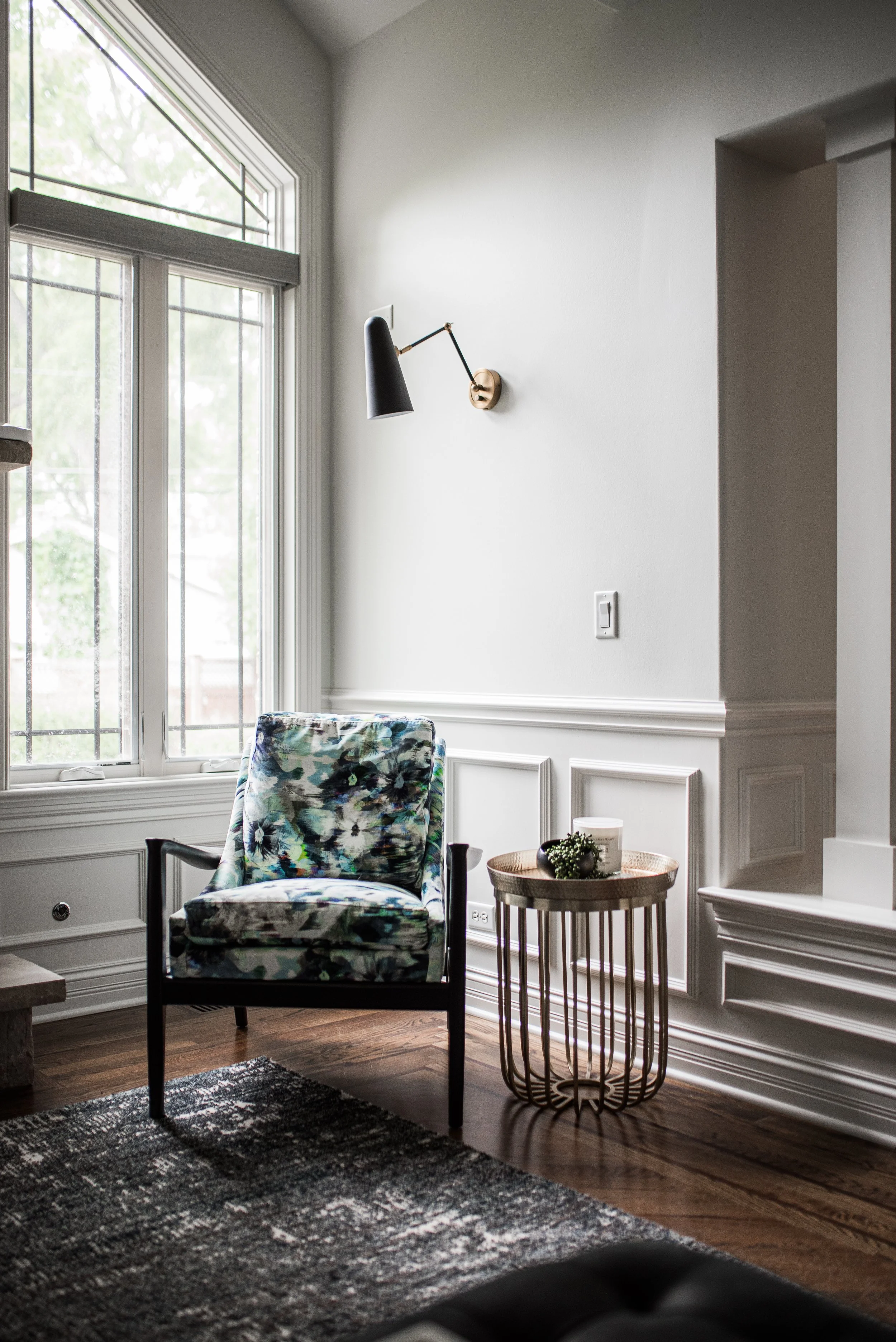 Elmhurst Transitional Family Room