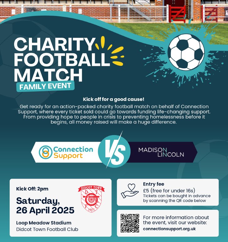 Connection Support vs Madison Lincoln Charity Football Match