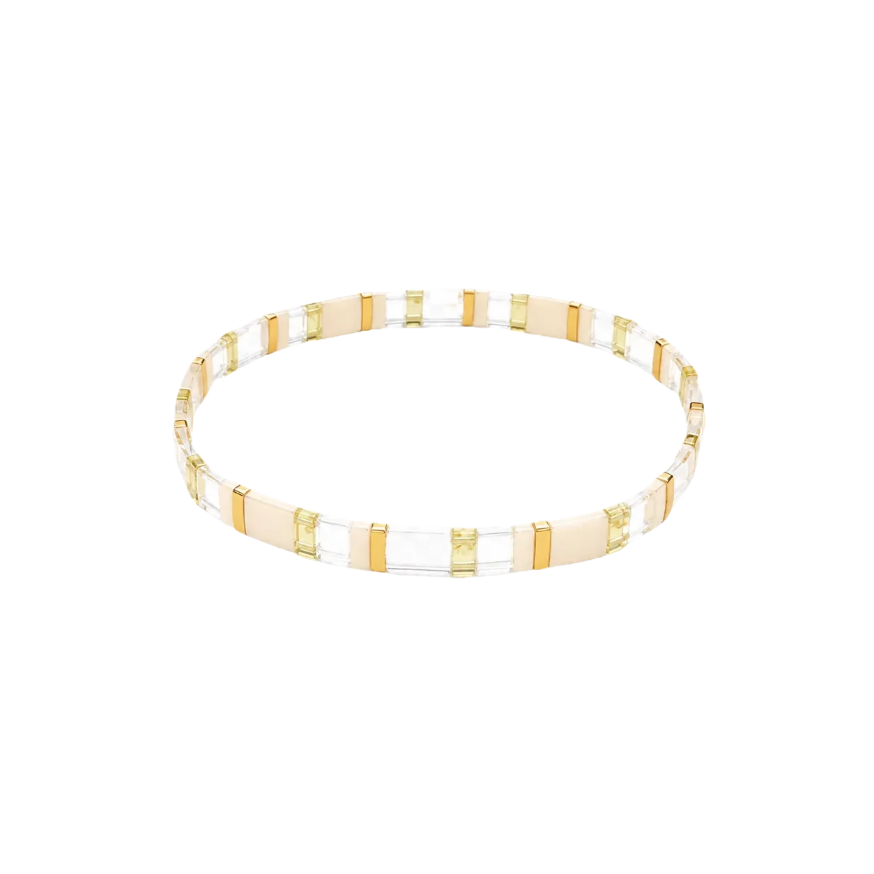 Miyuki Glass Tila Bead Bracelet - Pier