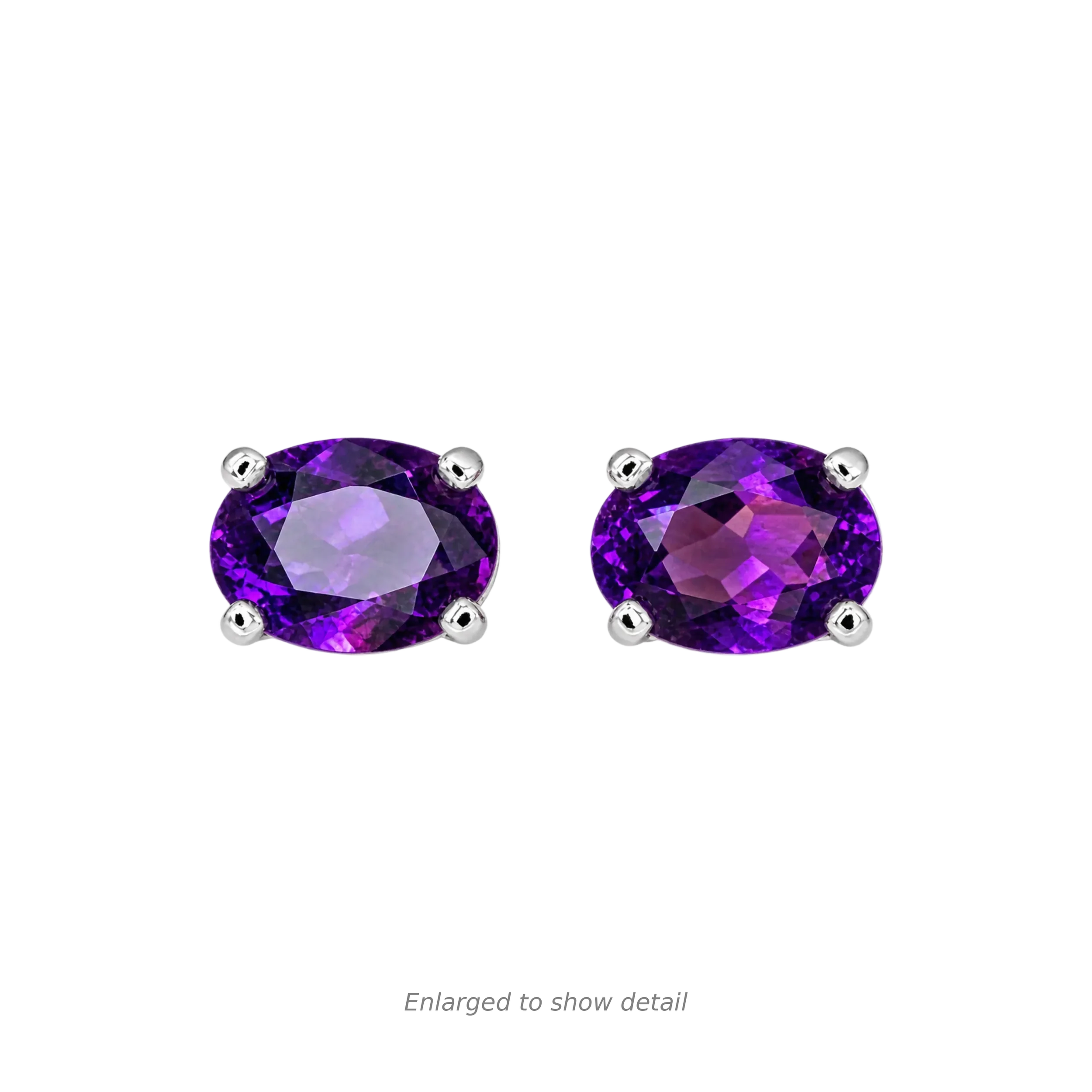 Amethyst Royale Stud Earrings