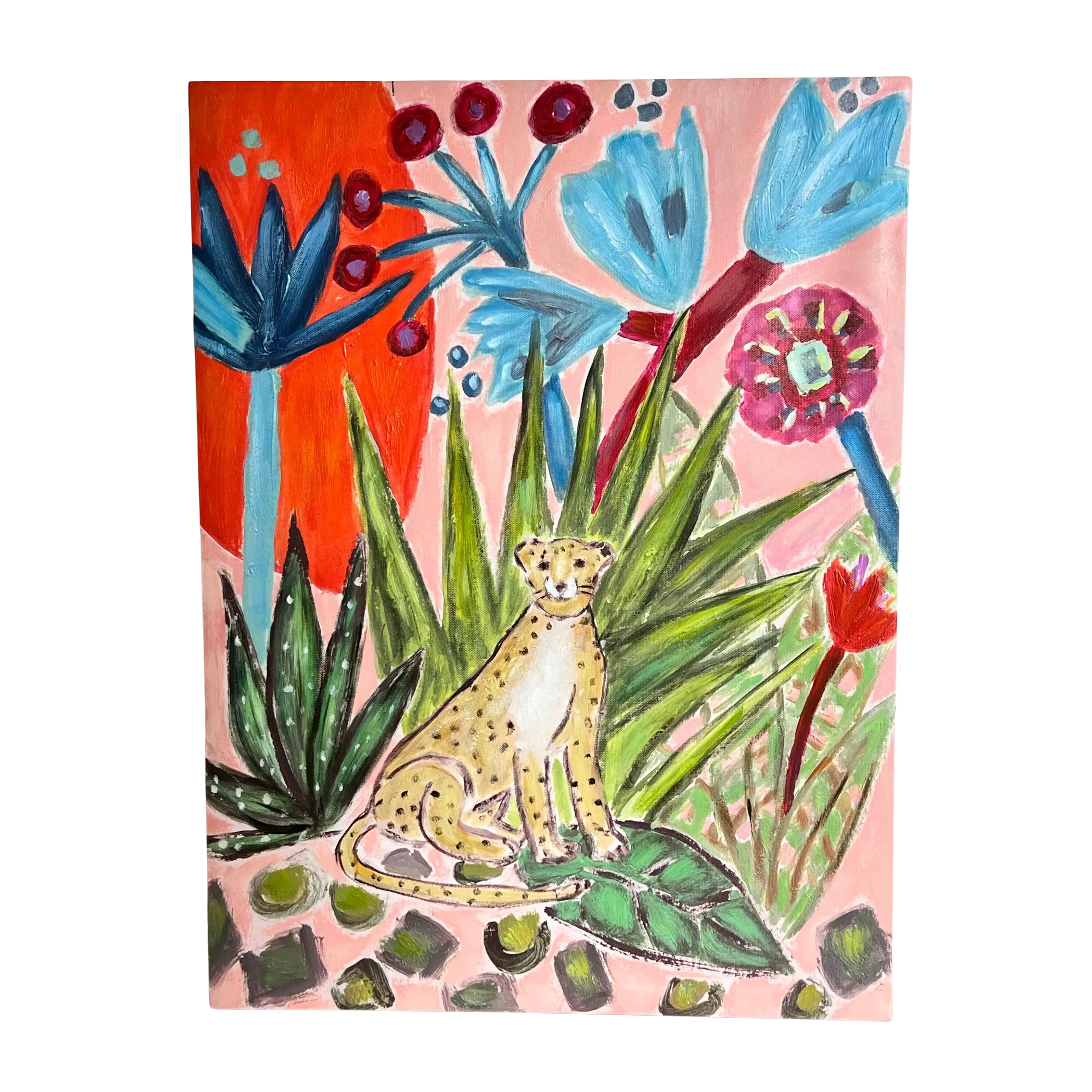Jungle Canvas Leopard Art
