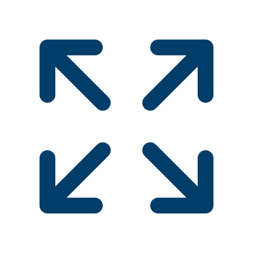 Arrows pointing to the corners icon