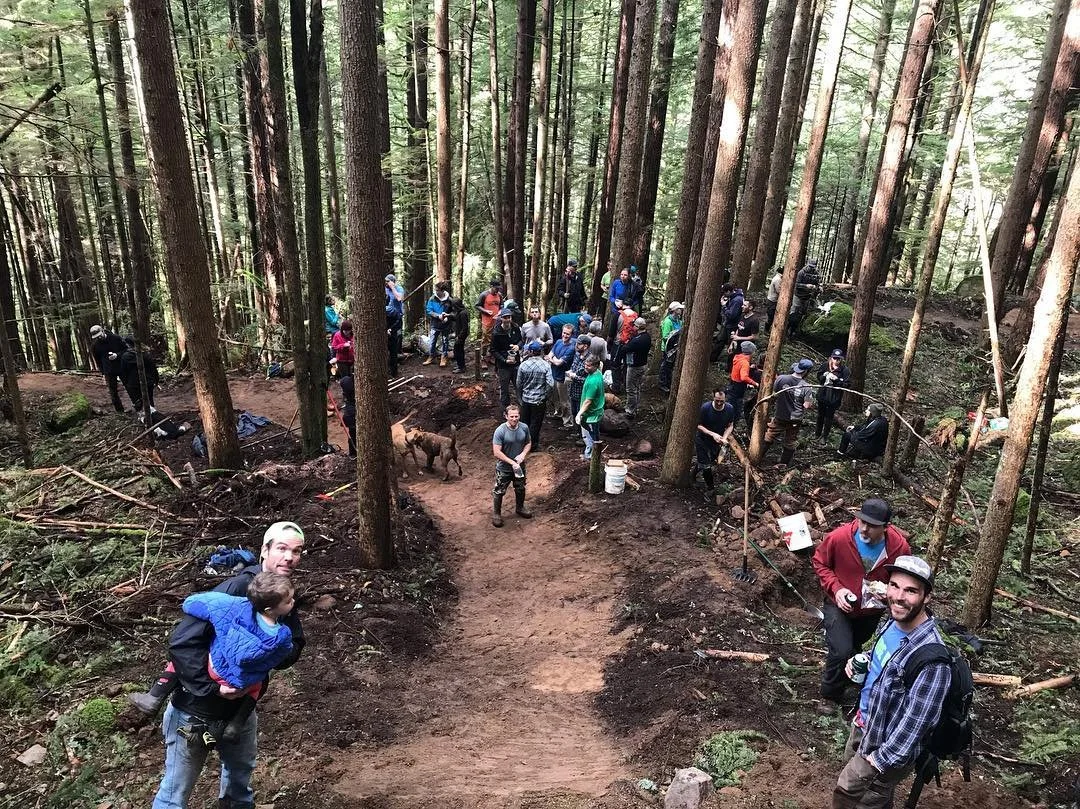 mountain bike Trail building Squamish