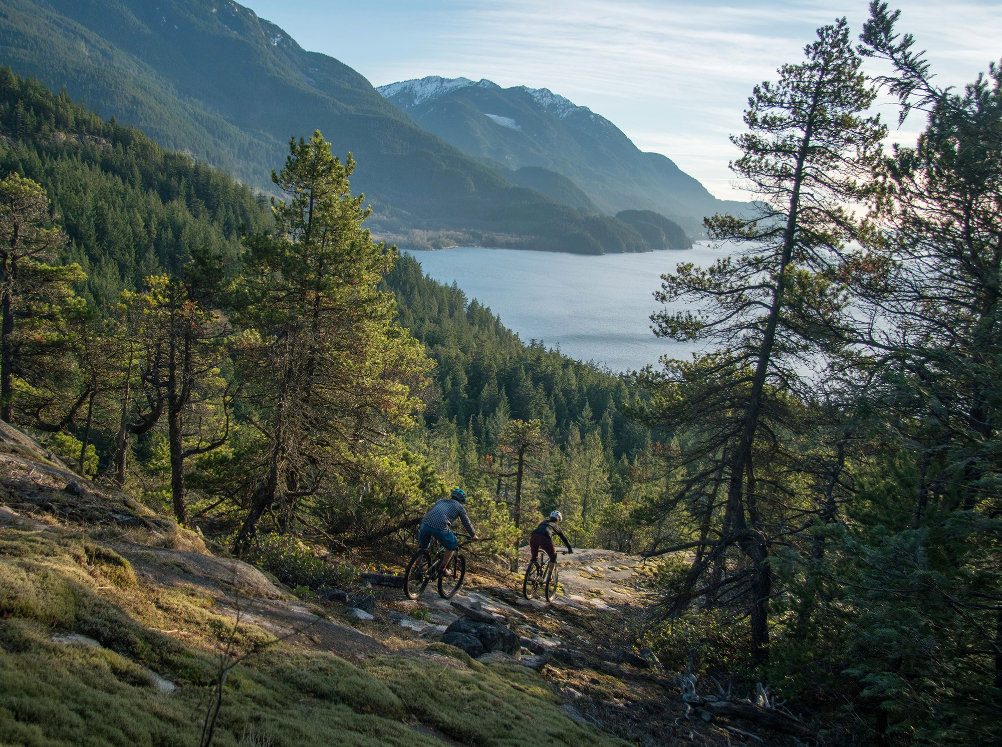 Squamish mountain bike guided slab tour