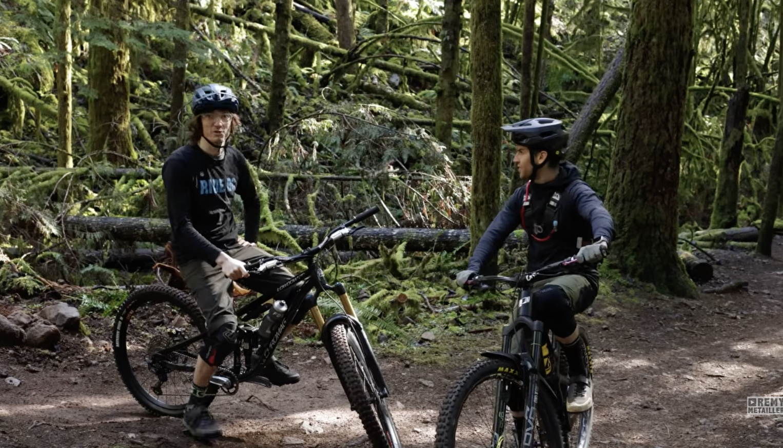 remy metailler and ridebc James guided tour of Squamish MTB trails