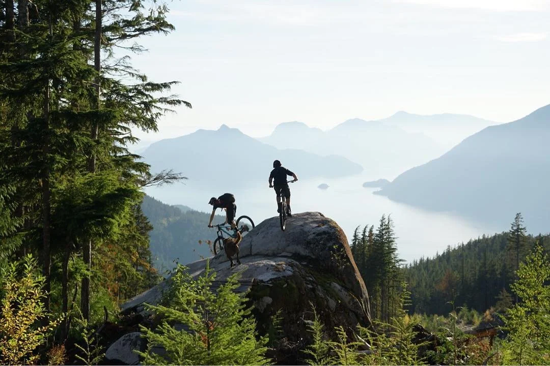 Mountain bike slab rides of Squamish