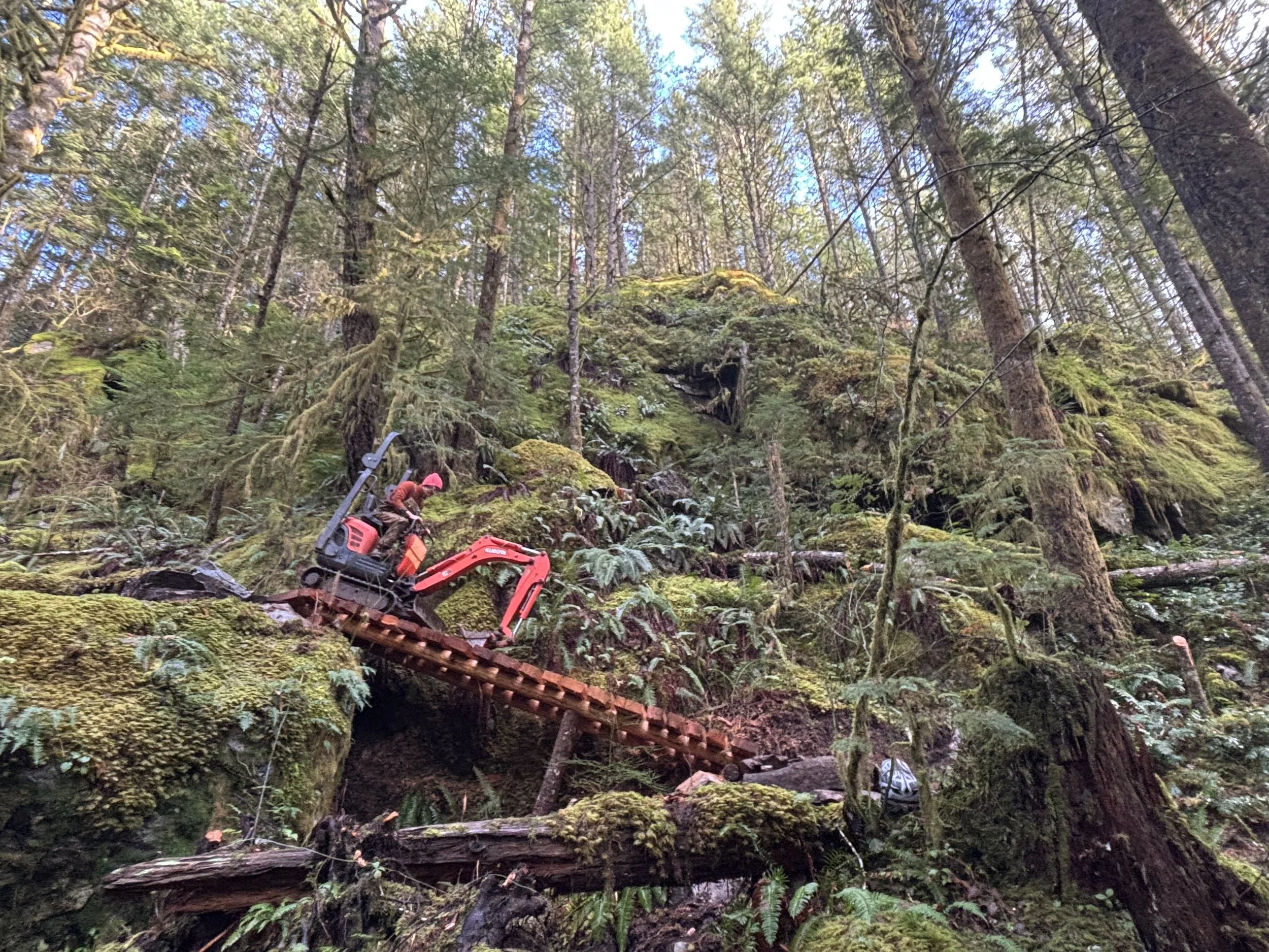 Professional trail building Squamish BC
