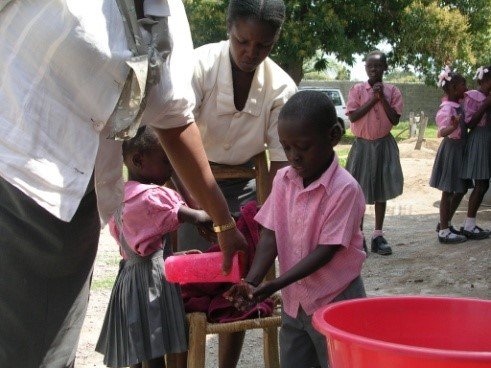 Foot washing.