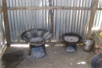Two pots.