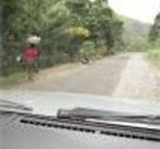 Road construction.