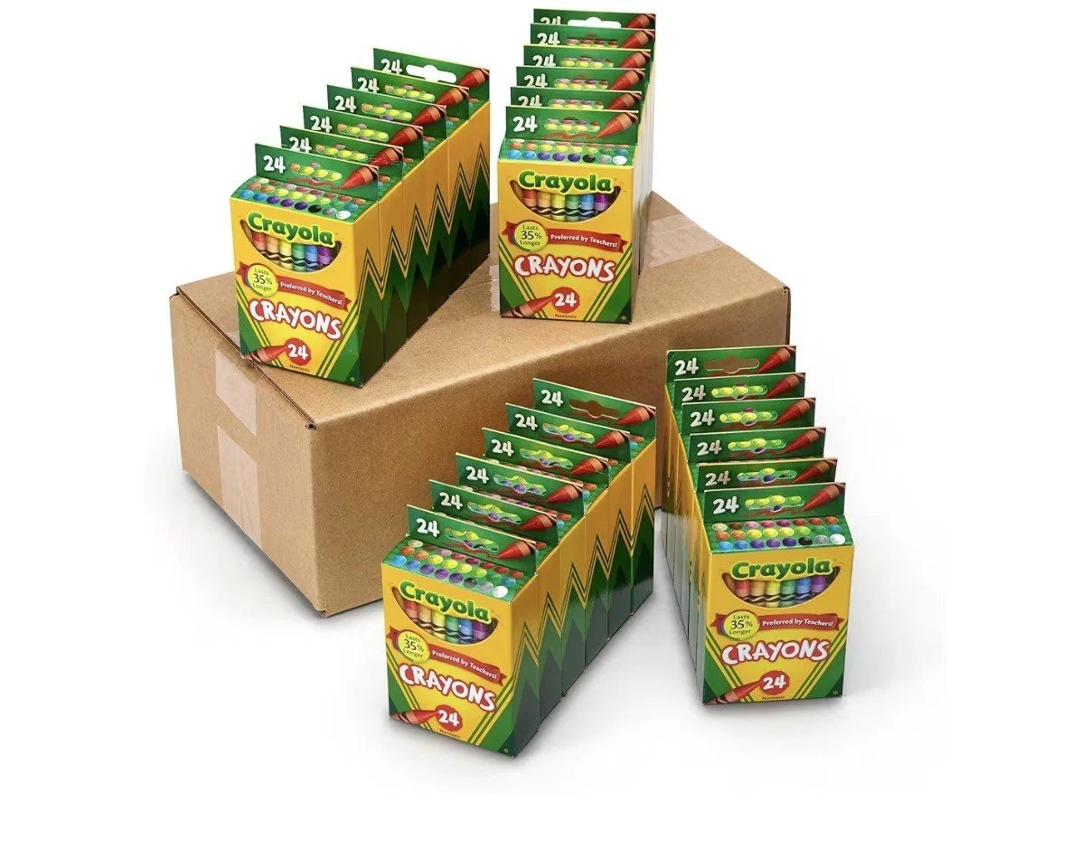 Back2School - Bulk Crayons -12boxes