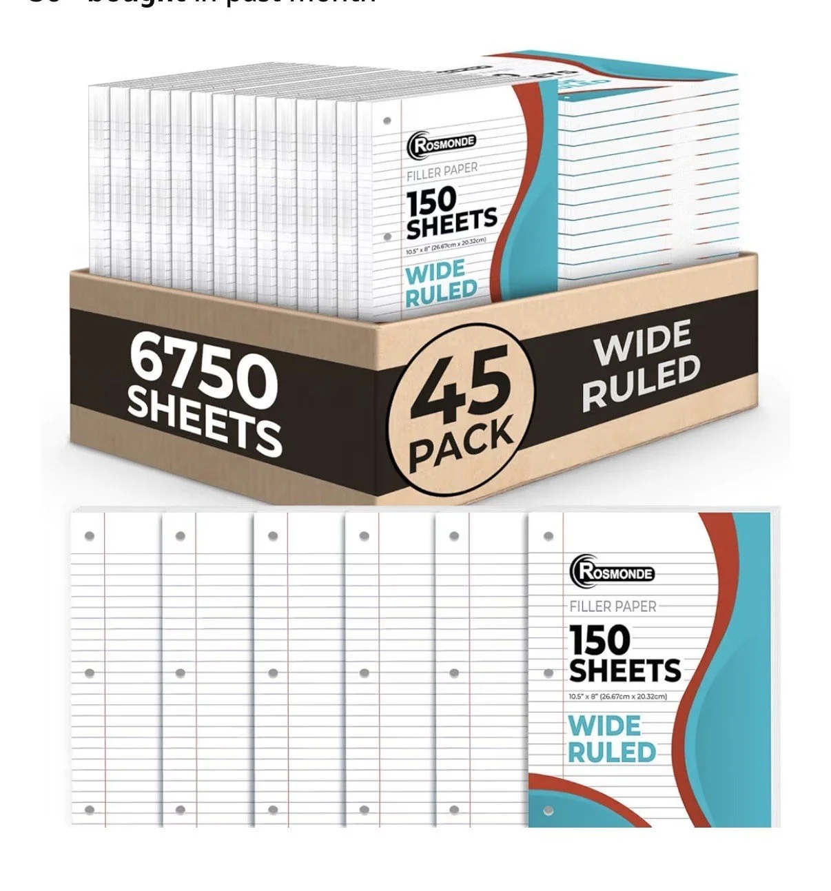 Back2School Drive - Bulk Paper -45packs