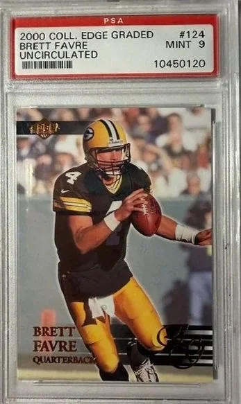 2000 PSA Mint 9 Brett Favre Uncirculated Football Card