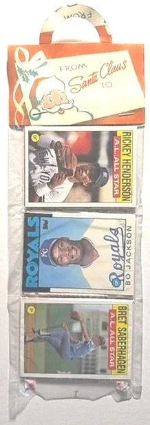 Bo Jackson 1986 Rookie Card Sealed Baseball Cello Pack