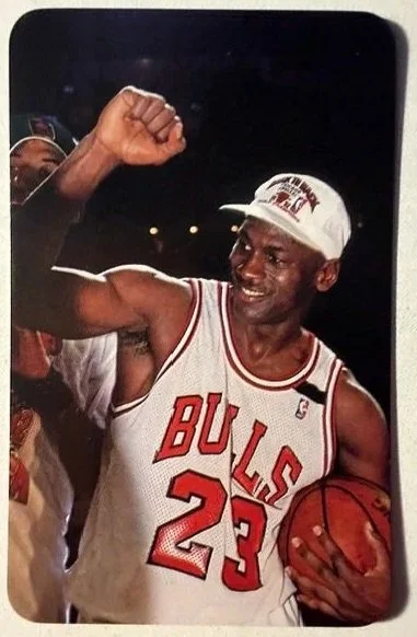 Michael Jordan Bulls Champion Promo Card