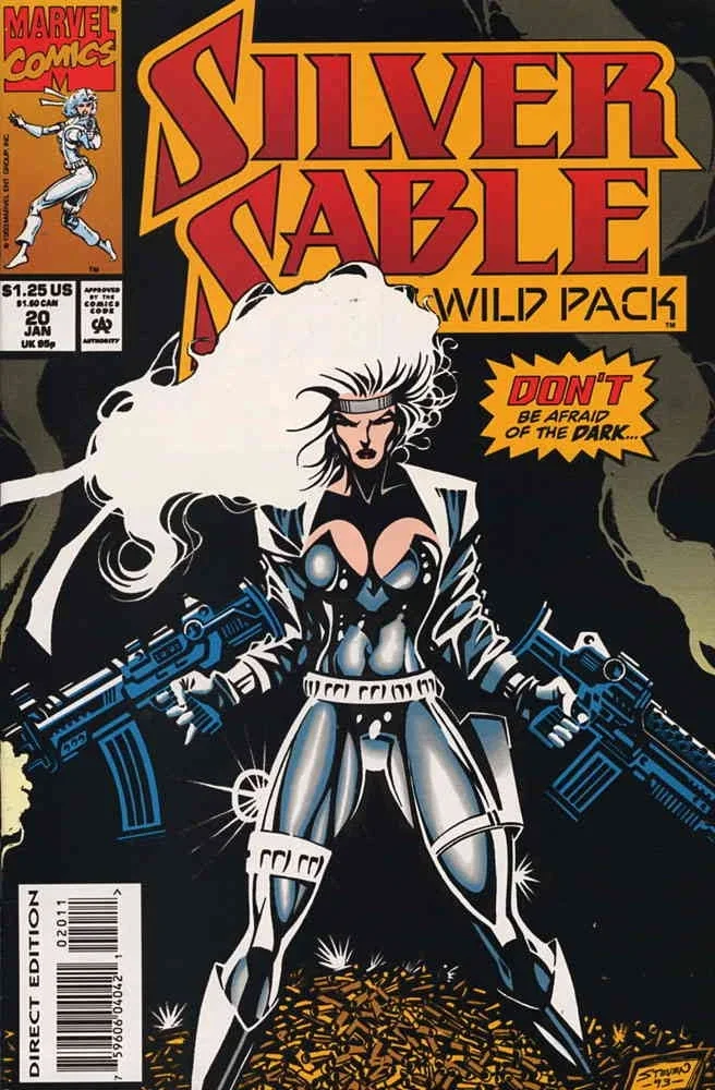 Silver Sable Marvel 1993 #20 Newsstand Edition