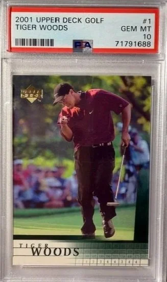 Tiger Woods Upper Deck #1 PSA 10 Trading Card