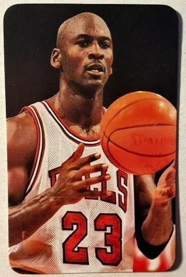 Michael Jordan 1995 Promo Basketball Mini Card