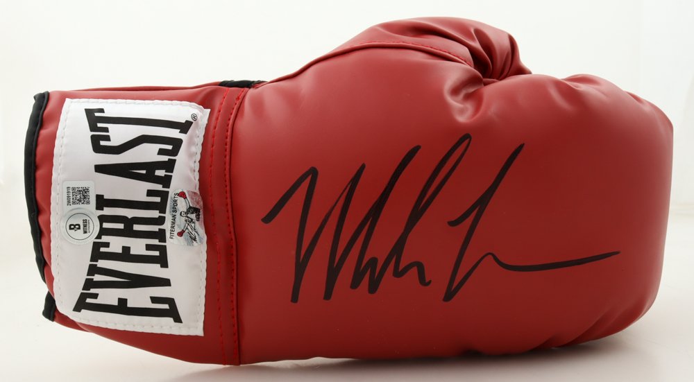 Mike Tyson Signed Everlast Boxing Glove