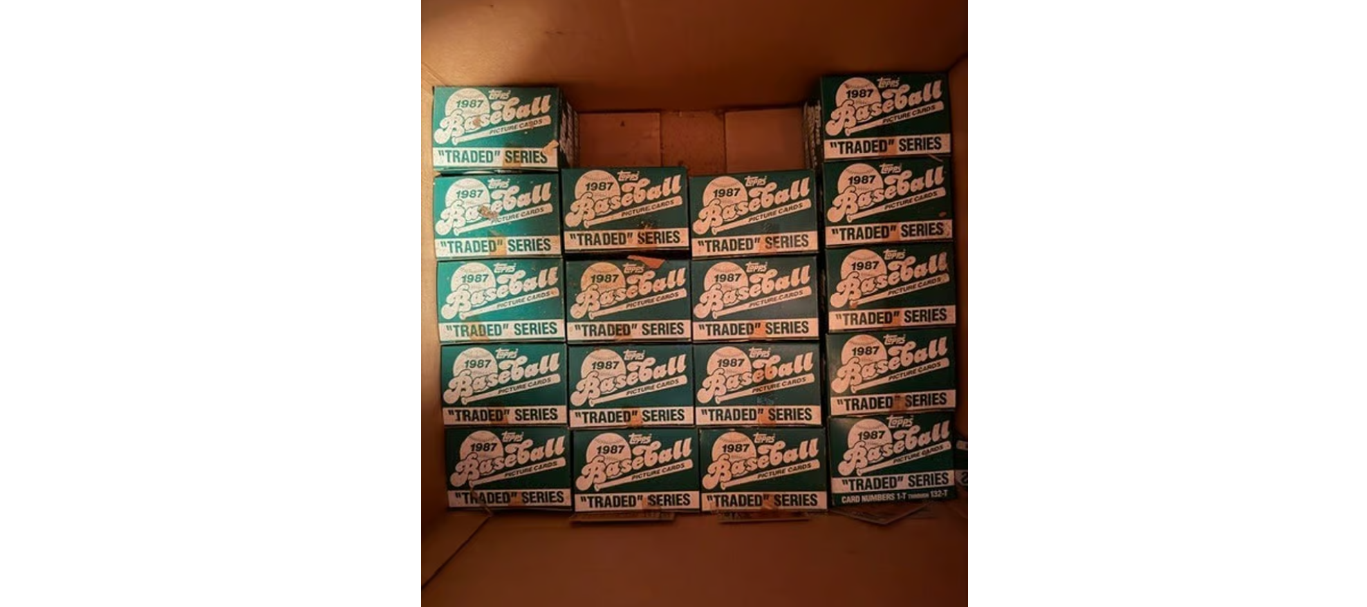 1987 Topps Baseball Traded Set Sealed