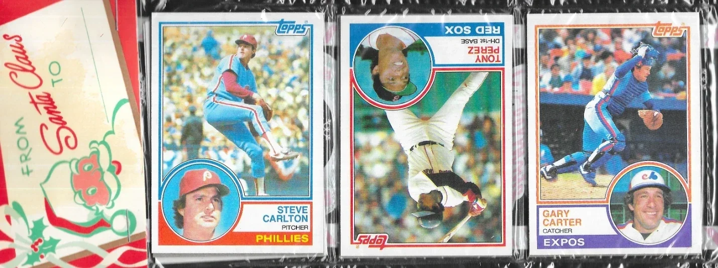 Steve Carlton 1983 Topps Baseball Card Rack Pack