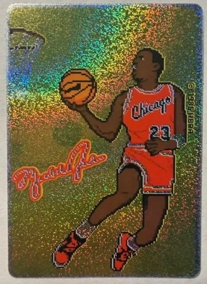 1986 Michael Jordan Rookie Card Vending Sticker