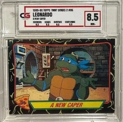 1989-90 Topps TMNT Leonardo #96 Card – CG 8.5