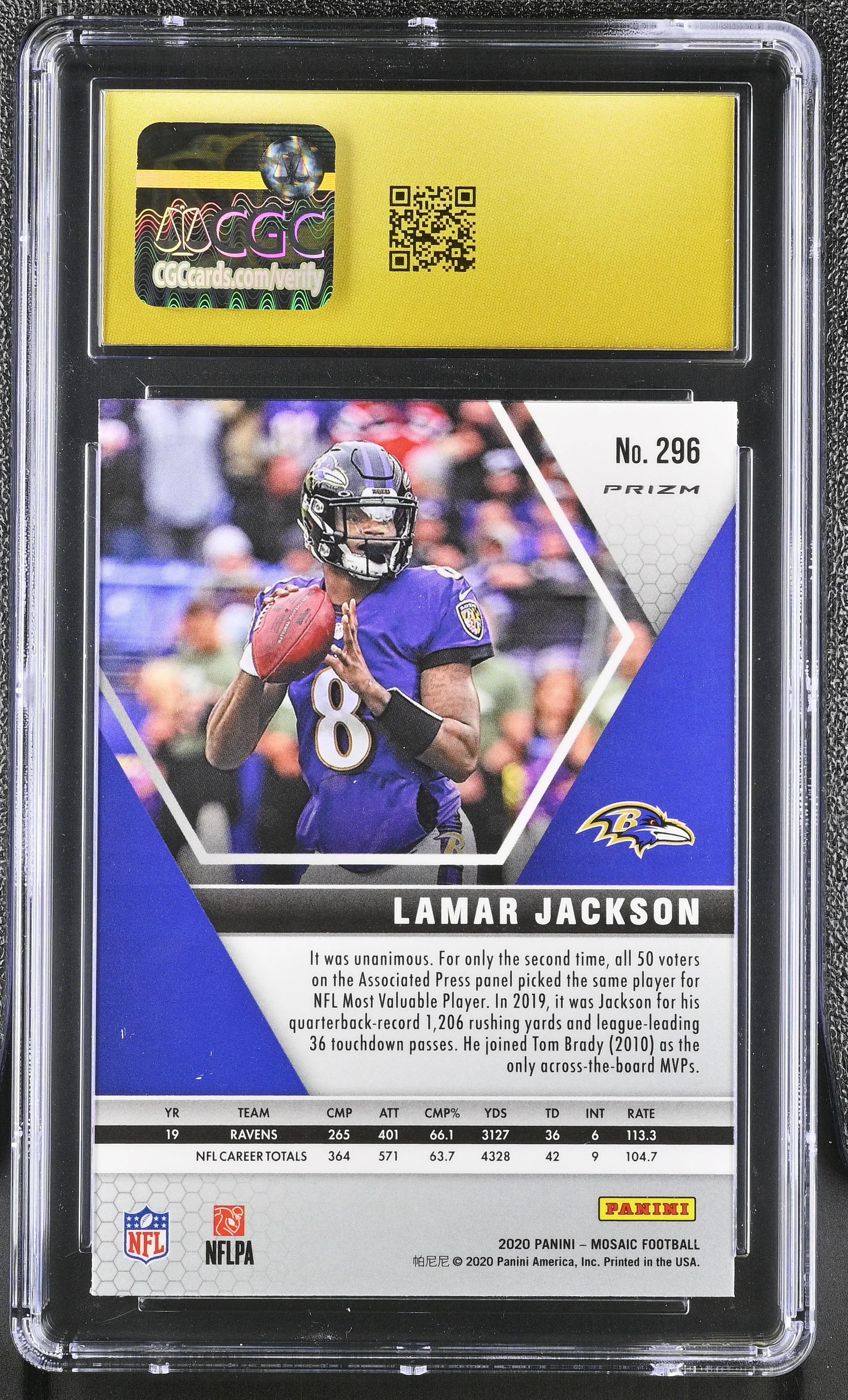 1783955013-Lamar-Jackson-2020-Panini-Mosaic-Silver-296-CGC-10-Pristine-Black-Label-PristineAuction.com.jpg