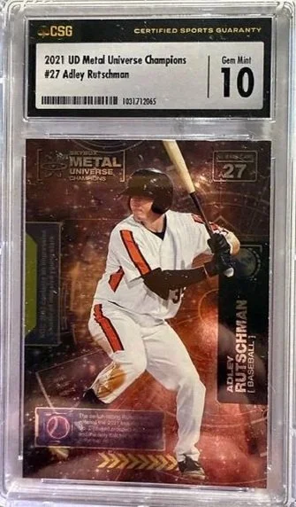 Adley Rutschman 2001 CSG 10 Upper Deck Card