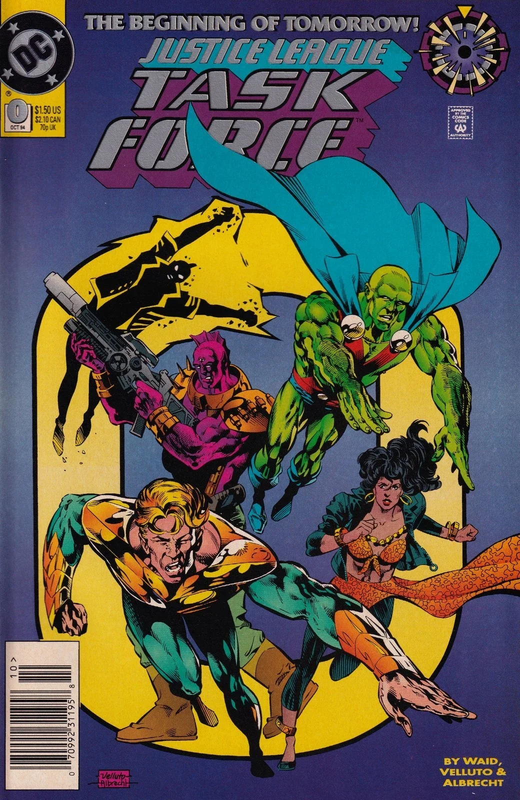 Justice League Task Force #0 Comic Book - Unread Newsstand Edition