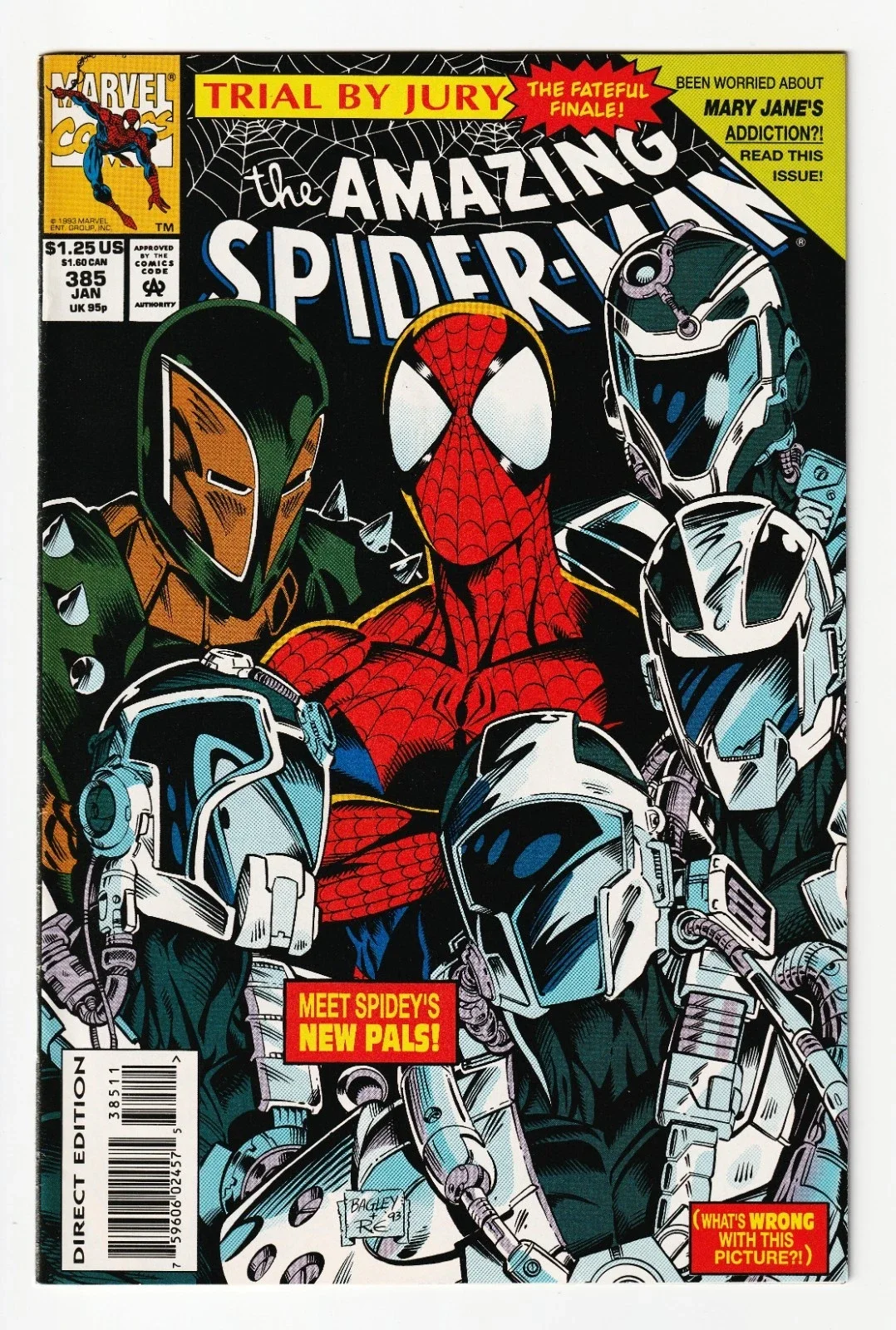 The Amazing Spider-Man #385 Unread Newsstand Edition