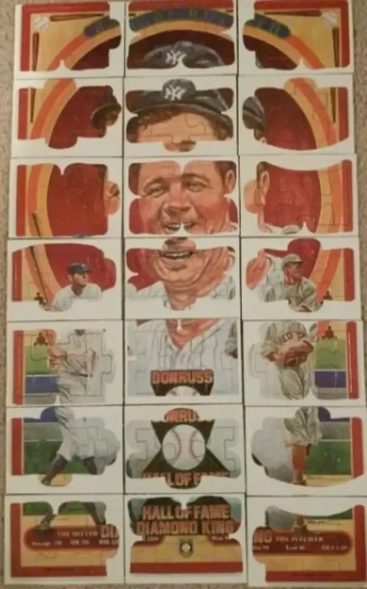 1982 Babe Ruth Donruss Complete Puzzle - Mint Condition