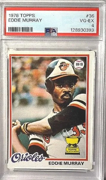 Eddie Murray 1978 Topps Rookie Card PSA 4