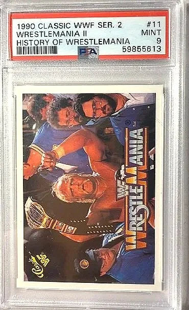 Hulk Hogan 1990 WrestleMania Classic Card PSA 9