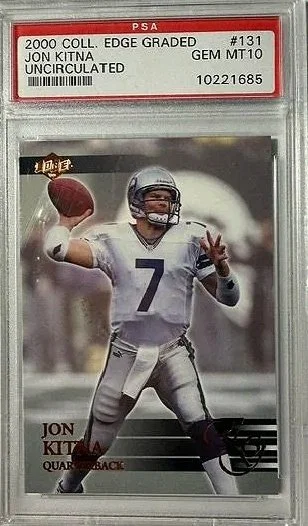 John Kitna Collector's Edge PSA 10 Football Card