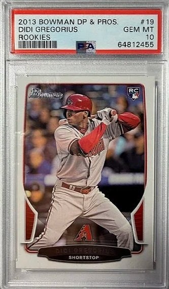 2013 Bowman Didi Gregorius PSA 10 Rookie Card #19