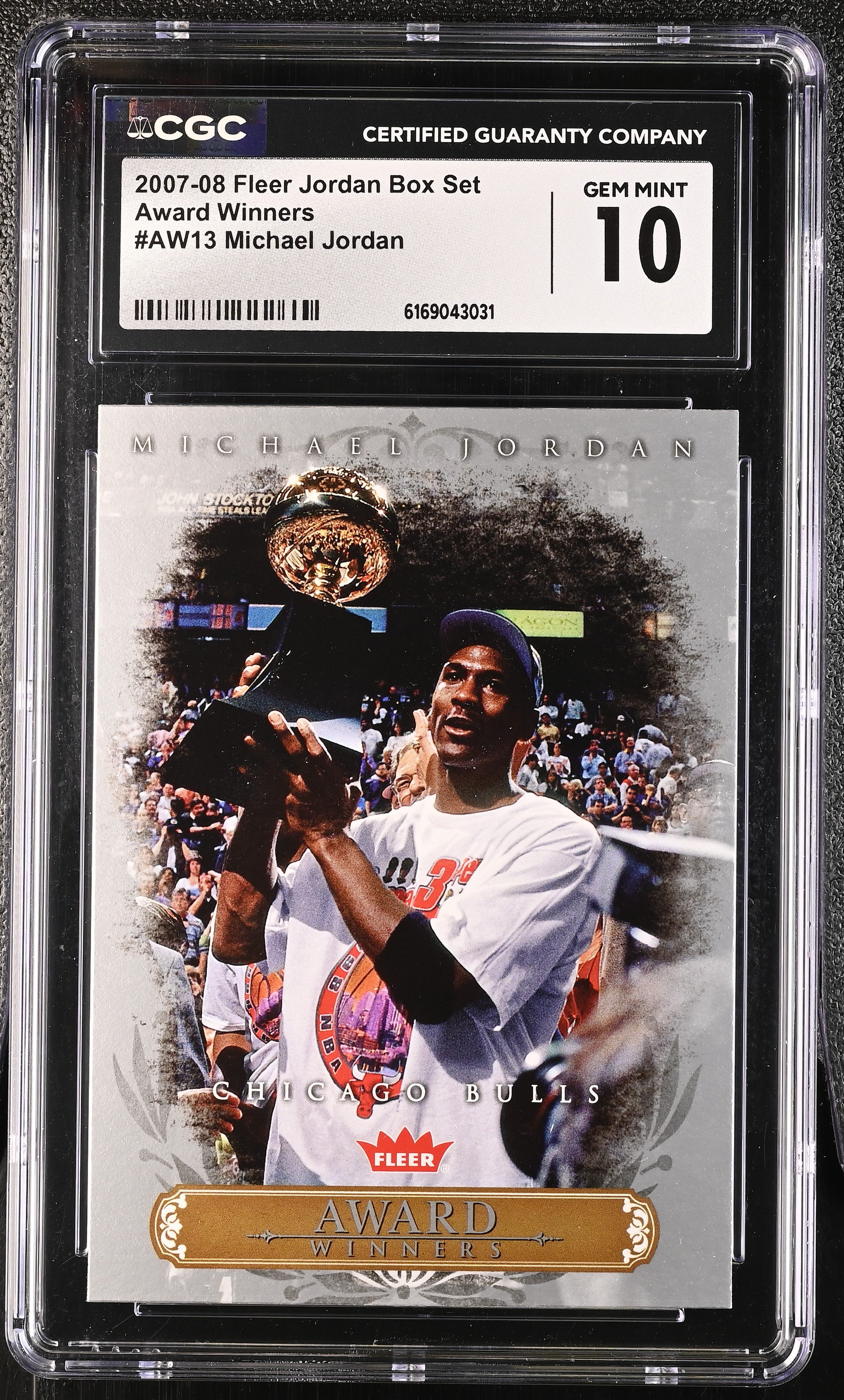 Michael Jordan 2007-08 Award Winners Card (CGC 10)