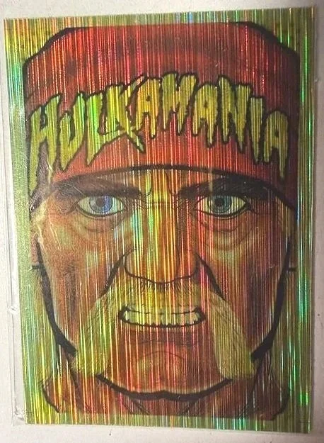 Hulk Hogan 1988 Vending Machine Sticker Card