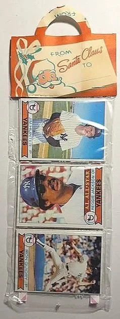 Reggie Jackson 1979 Sealed Cello Yankees Tamper Proof Baseball Pack