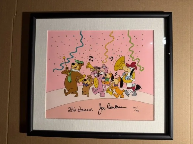 Signed Yogi & Friends Animation Cell with PSA Certification