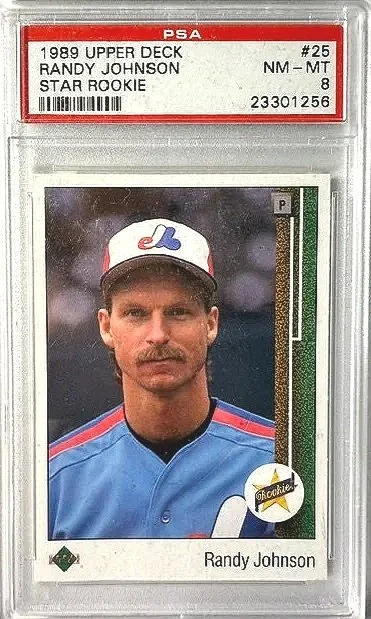 Randy Johnson 1989 PSA 8 Upper Deck Rookie Card