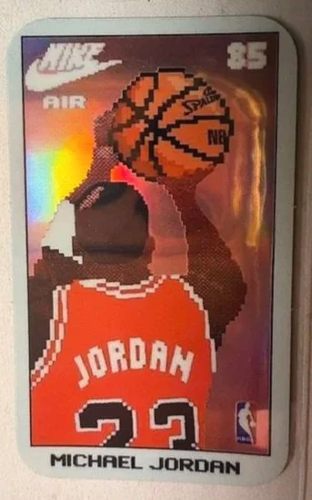 1985 Michael Jordan 8-Bit Rookie Card