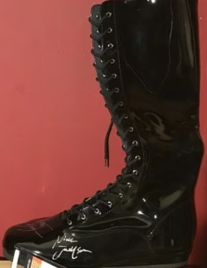 Original Young Bucks Signed Authenticated Wrestling Boot