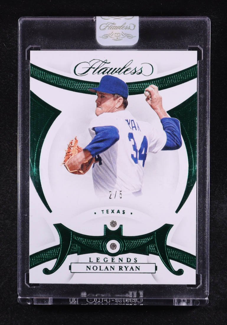 Nolan Ryan 2020 Panini Flawless Dual Diamonds Card #2/5