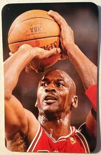 Michael Jordan 1990 Bulls Mini Promo Card